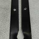 (2) 42 inch Mower High-Lift Blades for Craftsman 138971 532138971 LT1000 LT2000 T110 YT3000 42" Deck Mower Lawn Tractor Husqvarna/Poulan/AYP PP19A42 YTH18542 138498 532127843 (5 Point Star), Black