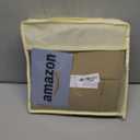 Ultra-Luxury PU Leather Car Seat Protection Cover Car Seat Cover for Most Four-Door Sedan&SUV,Single Seat Cover Without Backrest 1PCS (W 20.8 D 21 T 0.2inch) (3D-Beige)