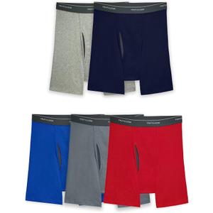 Fruit of the Loom mens Coolzone Boxer Briefs, Moisture Wicking & Breathable, Assorted Color Multipacks (Small)