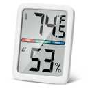 Digital Thermometer Hygrometer, Large LCD Screen Room Thermometer Temperature, Wall Thermometer Humidity Indoor with High Accuracy, Suitable for Greenhouse, Home and Office Measuring Devices