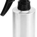 MroMax 1Pcs 8.4oz/250ml Spray Bottle 304 Stainless Steel with Fine Mist Sprayer, Empty Refillable Container for Kitchen Bathroom or Plants Water Sprayer Silver Tone