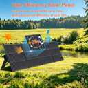 200W Portable Solar Panel Foldable Ultra Light Charger 25% High Efficiency