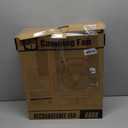 MORIKO 40000mAh Rechargeable Camping Fan,Battery Operated Portable Tent Fan with LED light,  Hook, 270°Pivot, Stepless Speed-Ideal for Camping, Picnic, Barbecue, Jobsite