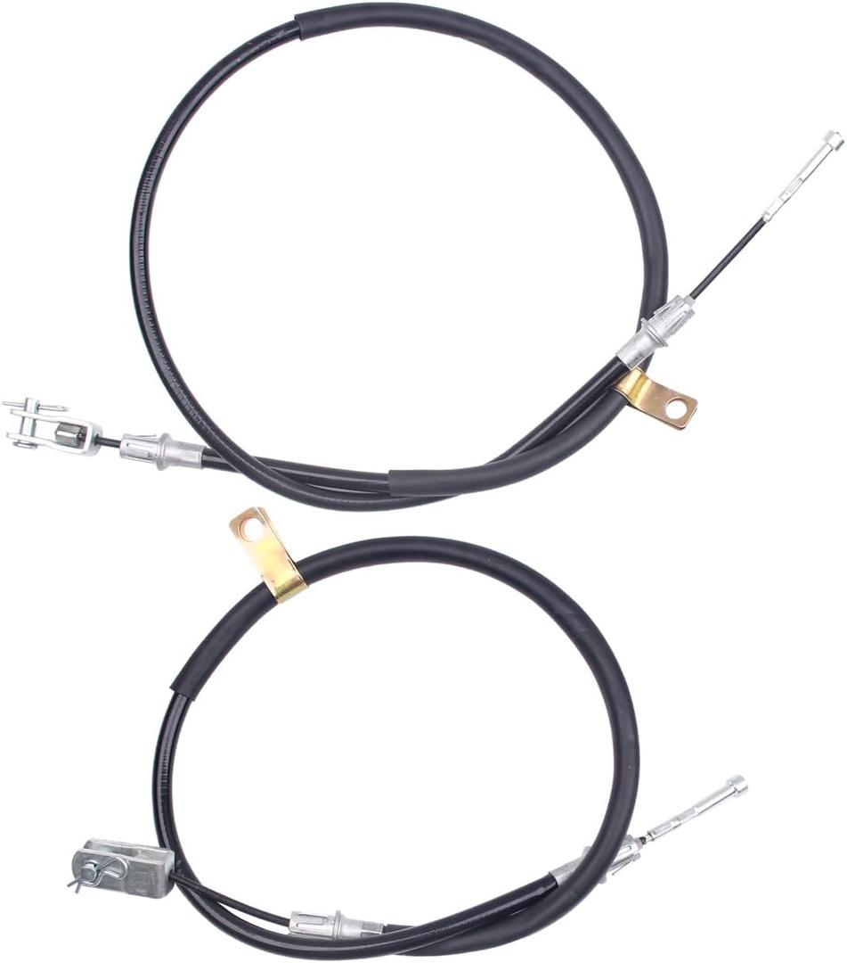 New Golf Cart Brake Cable Set Driver & Passenger Side Compatible With Club Car Precedent 2004-up/Tempo 2018-up Replace 102557501 102557502 103528701 103528702