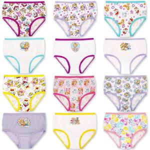 Paw Patrol Girls' 12-Days Advent Underwear to Make The Holidays and Potty Training Fun, 5t