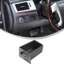 Car Center Console Storage Box Compatible with Cadillac Escalade 2007-2014 Truck Upgrade Drivers Side Cubby Drawer Organizer Tray Coin Key Card Holder Insert Expander Box Interior Accessories