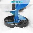 4 Pcs Rubber Guard Strap 11 Inch Ice Auger Blade Protectors High Elastic Auger Cover Strap for Power and Hand Ice Augers Ice Auger Accessories Winter Ice Fishing Accessories