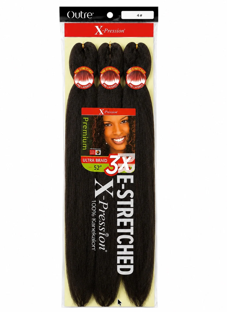 Outre X-Pression 3X Ultra Braid (52" length) synthetic braiding hair