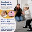 Baby Head Protector for Crawling Walking, Infant Helmet with Foam Bumpers, Adjustable Baby Helmet for Crawling Walking, Toddler Helmet - Head Protector for Baby Walking 12-36 Months.