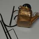 Watering Can with Lights, Solar Lights for Outdoor Garden Art Decor Hanging Solar Lanterns, Metal Waterproof for Walkway Yard Pathway Patio Table