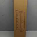 Exper City Coat Rack Wall Mount with Shelf, 26IN Wooden Coat Hanger Hooks Wall Mount with 8 Metal Hooks, Hanging Shelf with Hooks, Wood