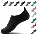 SEEKWAY Water Shoes Women Men Adult Quick-Dry Aqua Socks Barefoot Non Slip for Beach Swim River Pool Lake surf Black SK002(U) 42/43