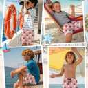 Xaatren Boys Quick Dry Swim Trunks Swimsuit | Teens, Compression Liner, Quick Dry, Board Shorts, Drawstring, Anti Chafe, Pockets, Beach, Swimwear, Vacation, 5-14 Years