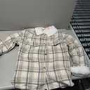 Dokotoo Winter Coats for Women Button Down Plaid Flannel Shirts Warm Sherpa Fleece Jacket 2Xl