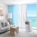 36x83 Inch Zipper Screen Door Seal for Portable Air Conditioner and Tumble Dryer Works with Mobile Air Conditioning
