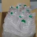 Zezzxu 100 x 2 oz Mini Dessert Cups with Spoons, Goblet - Disposable Appetizer Cup Mousse Cups Small Plastic Dessert Shot Glasses for Serving Individual Desserts, Cocktails, Trifle