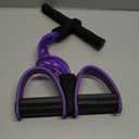 Kammoy 6-Tubes Tension Rope, Multifunction Elastic Yoga Pedal Puller Resistance Band, Natural Latex Tension Rope Fitness Equipment, for Abdomen, Waist, Arm, Leg Stretching Slimming Training