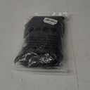 VGbeaty Men and Women Long Straight Wig 70s 80s Rocker Punk Rock Disco Mullet Wig (Black)