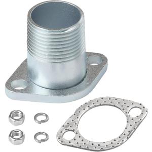 1" Threaded Exha-ust Flange Compatible With Predator 301 340 390 22hp 670 Generator Buggy, Also Fits Ho-nda GX270, GX340, GX390