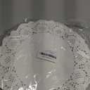 100 Pieces Paper Doilies, 12 Inch Doilies for Food, Disposable Lace Paper Doilies for Tables, Round Paper Placemats Bulk for Cakes Desserts Crafts (White)