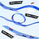 Flexible Race Track for Kids 15 ft Race Car Track Compatible with Hot Wheels and Diecast 1/64th Cars, Toys for 3 4 5 6 7 8 Year Old Boy Girl Flexible Car Tracks with 8 Small Race Cars for Kids