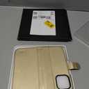 OCASE Compatible with iPhone 16 Pro Wallet Case, PU Leather Flip Folio Case with Card Holders RFID Blocking Kickstand [Shockproof TPU Inner Shell] Phone Cover 6.3 Inch 2024, Gold