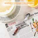 5 x Funny Gifts for GrandmaChristmas Grandma Gifts,Grandmas Fruit SpoonBirthday Gifts for GrandmotherPresents for Grandparents from Grandkids,Unique Serrated Grapefruit Spoon with Bakelite Handle