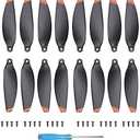 16Pcs Mini 2 Propellers Replacement Low-Noise and Quick-Release Blades Props Compatible with DJI Mini 2 / Mini SE/Mini 2 SE/Mini 4K Drone, Orange