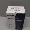 SIMPLETASTE Milk Frother, 4-in-1 Electric Milk Frother and Steamer, Automatic Warm and Cold Foam Maker and Milk Warmer for Latte, Cappuccinos, Macchiato, Dark Blue