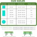 XCHI Green Shamrocks St. Patrick's Day Tablecloth Rectangle Table Cloth Washable Table Covers for Indoor Dining Home Party Decorations 60x120 Inch