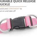 PUPTECK Soft Mesh Dog Harness and Leash Set Step-in Plaid Puppy Padded No Pull Vest Harness for XS Small Medium Sized Dogs Cats Outdoor Walking, Pink S
