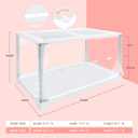 Niteangel Stacker Series Hamster Cage - Stackable & Large Glass Enclosure for Hamster Gerbils Mice Lemming Degus or Other Small-Sized Pets