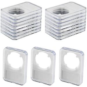20-Pack Coin Slab Display Holder, Storage Case for Morgan, Peace, IKE Silver 38mm Dollar Coin, Organize Your Coin Collection with Clear Acrylic Cases