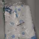 Winter Snowman Kitchen Dish Towels Set of 2, Blue Christmas Tree Snowflake Bird Drying Hand Towel Baking Cooking Cloth, Farmhouse Polka Dots Stripes Plaid Bathroom Home Decoration 18'' x 26''