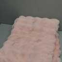 Smoofy Faux Fur Throw Blanket for Couch  Blush Pink Fluffy Cozy Rabbit Fleece, Plush Soft Bubble Blanket for Sofa & Bed, for Mom, Warm Fuzzy Home Room Decor Throw 50" x 60"