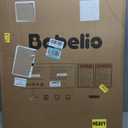 Babelio Baby Gate for Stairs & Doorways, 26-43" W 34" H Extra Tall| No Bottom Bar| Easy Installation| One-handed Operation| Auto-close| Hardware Mount (Drill Needed) Safety Dog/Pet Gate Indoor (White)
