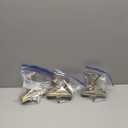 MCEAST Pack of 3 Christmas Stocking Holders Metal Mantel Stocking Clips Fireplace Stocking Hangers for Christmas Decoration, Bronze