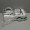 MALACASA 3 Tier Serving Trays for Party, Porcelain Serving Platters and Trays, 12 Inch Tiered Tray Stand, Fruit Tray, Trays for Serving Food, White Dessert Stand with Collapsible Sturdier Metal Rack