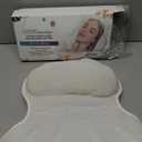 Bath Pillow RUVINCE Ergonomic Luxury Bathtub Pillow with Head,Neck, Shoulder and Back Support, 4D Bath Pillows for tub with 6 Powerful Suction Cups, Fits All Bathtub, Spa Tub, Hot Jacuzzi (White)