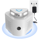 Rat Deterrent, Ultrasonic Rodent Repeller Indoor, Electronic Mouse Repellent Devices Pest Rat Mice Squirrel Deterrent with 4-Modes & 9-LED Strobe Lights for House Kitchen Garage Warehouse RV(2Pack) (White)