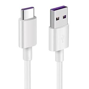 5 feet USB C Handheld Mini Fan Charger Cable for JISULIFE Fan, Aluan, WiHoo, CIVPOWER Neck Fa-n, HomeLifairy, FrSara, Bladeless Fa-n, Replacement Personal Portable Fa-n Type-C Charging Power Cord (Pack of 3)