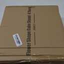 4 Tier Flower Shape Cupcake Stand, Wood Cupcake Tower Stand for 24 Cupcakes, Cupcake Holder Tiered Tray Stand, Cake and Cupcake Stand Combo Perfect for Wedding/ Tea Party/ Baby Shower Birthday