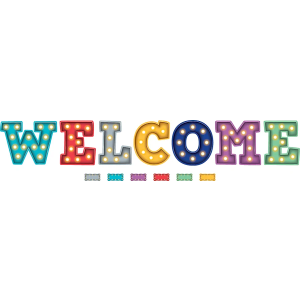 Teacher Created Resources Marquee Welcome Bulletin Board (TCR5869)