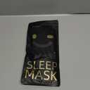 MABAO Sleep Mask for Side Sleeper, Eye Mask for Sleeping Women Men, 3D Contoured Cup No Eye Pressure 100% Light Blocking Sleeping Mask with Adjustable Strap Night Blindfold Flight, Travel, Nap, Black