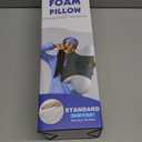 Cervical Neck Pillows with Memory Foam - Neck Pillows for Pain Relief Contour Memory Foam Pillows Ergonomic Neck Support - Adjustable Orthopedic Bed Pillows with Breathable Pillowcase for Sleeping (Standard, Grey White)