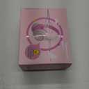 Kids Bluetooth Headphones with Active Noise Cancelling, Wireless Over-Ear Headphones for Boys Girls, Foldable, Adjustable, Safe Volume, 40H Playtime, Mic for School Travel(Pink)