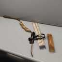 Wooden Bow and Arrow Set, 40 Inch Handmade Wooden Bow and Arrow Cosplay Costume Prop Archery Set Games Toys, 1 Bows 1 Quivers and 5 Feather Arrows, Gifts for Kids Youth Boys and Girls