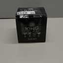 King International Ice Bucket with Lid, Insulated Black Ice Bucket for Cocktail Bar with Ice Tong, Double Walled Stainless Steel, 1.5 L, Ice Cold for 6 h with Handle (Black)