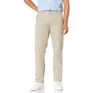 Amazon Essentials Men's Slim-Fit Wrinkle-Resistant Flat-Front Chino Pant (31W x 32L, Khaki Beige)