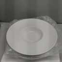 11 Inch Pasta Bowls Set of 2, 10 oz Rimmed Soup Plates with Wide Rim, White Porcelain Pasta Plates and Soup Bowls, Shallow Pasta Bowls for Salad and Dining, Microwave & Dishwasher Safe